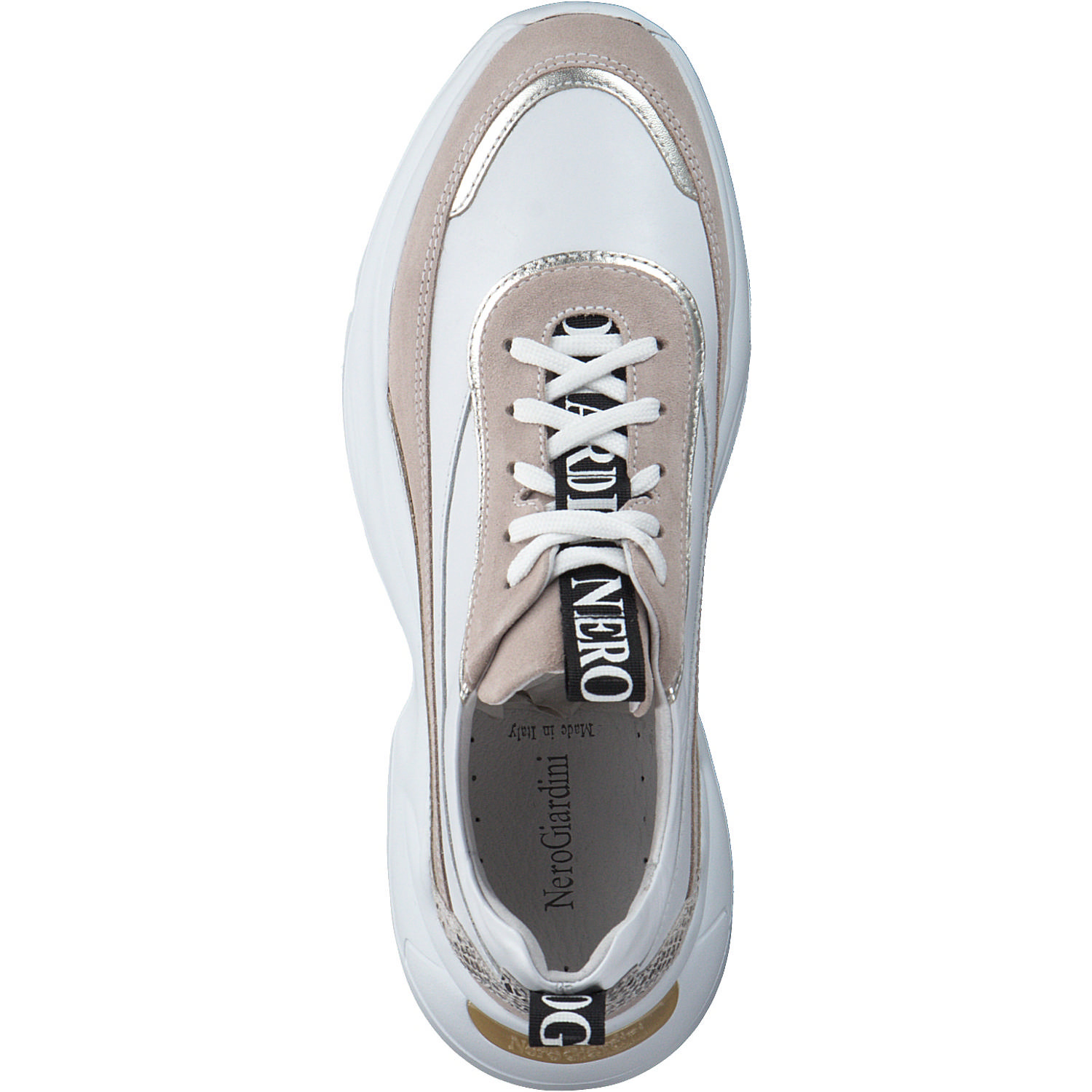 NeroGiardini E115201D, Sneakers Low, Damen, femme/bianco oxigen