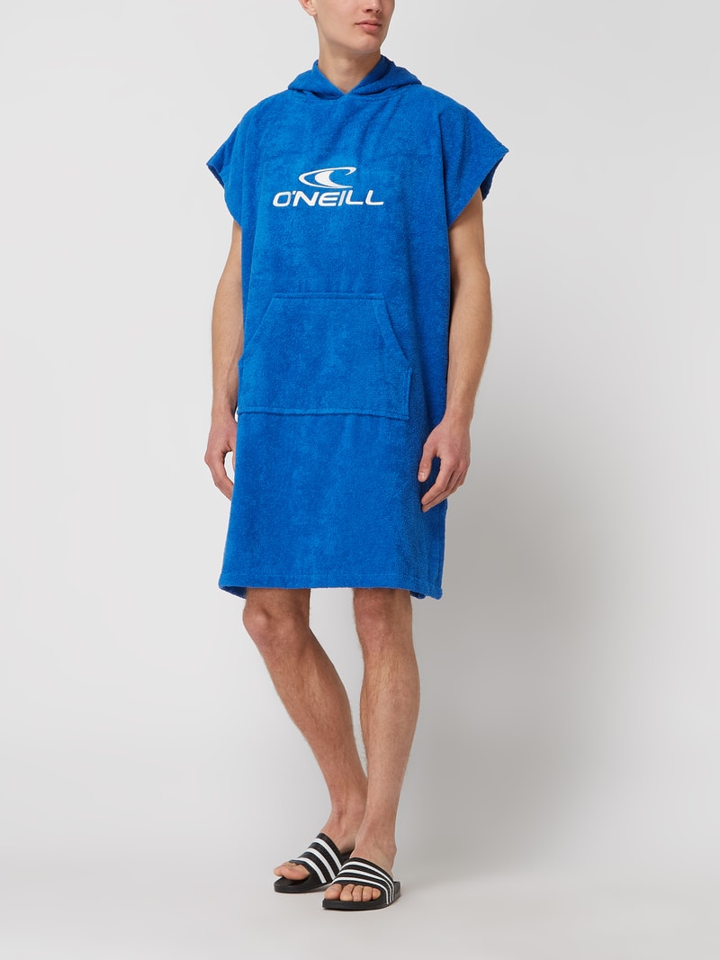Bademantel in Schlupfform Modell 'Jack's Towel' in türkis