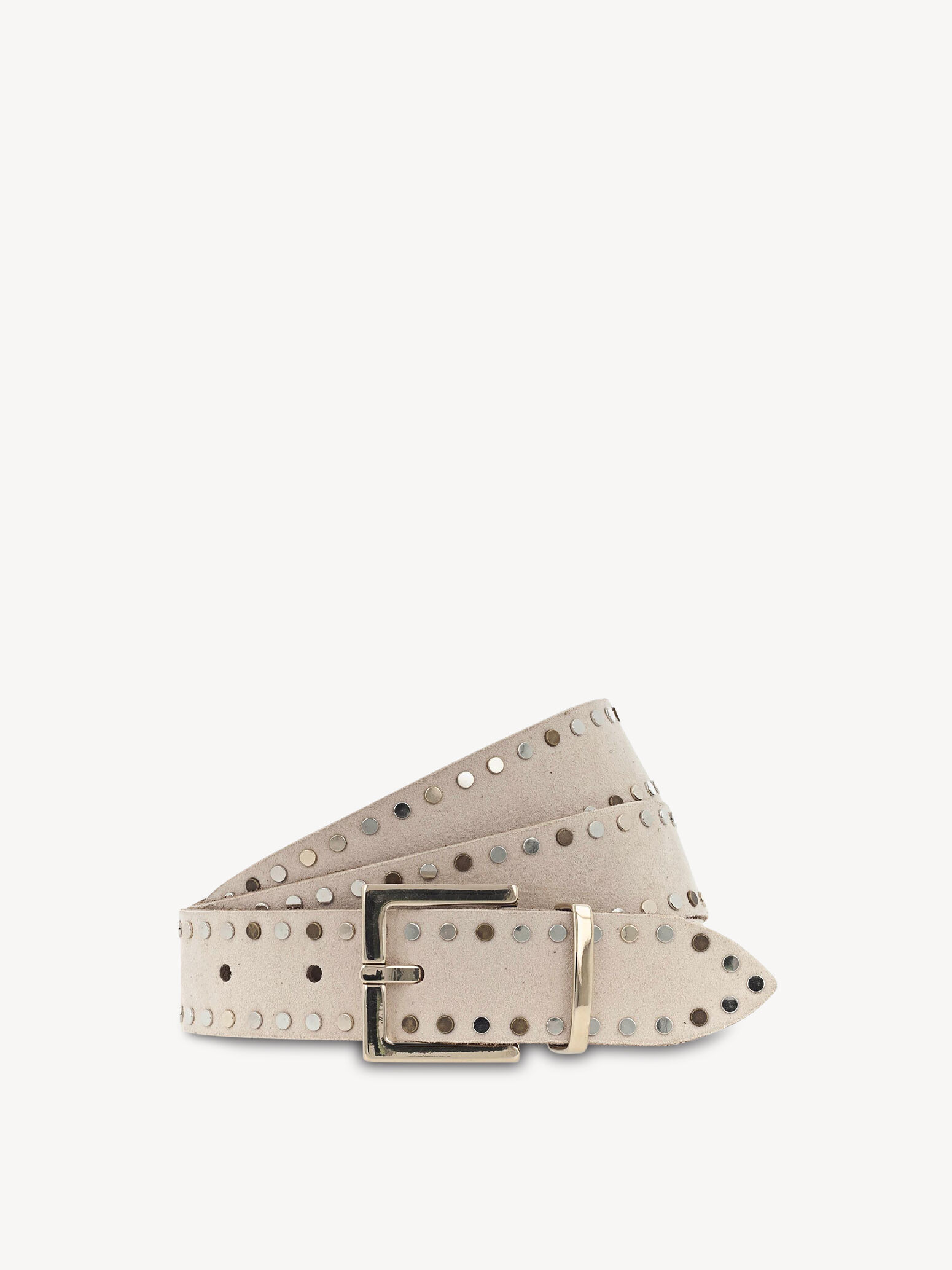 Ceinture en cuir - beige