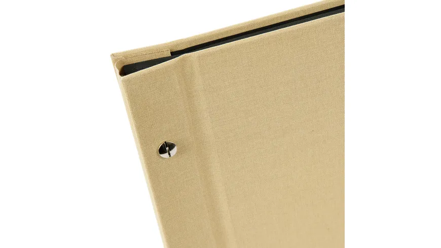 goldbuch Schraubalbum Bella Vista Beige, 30x25cm, 40 schwarze Seiten - erweiterbar
