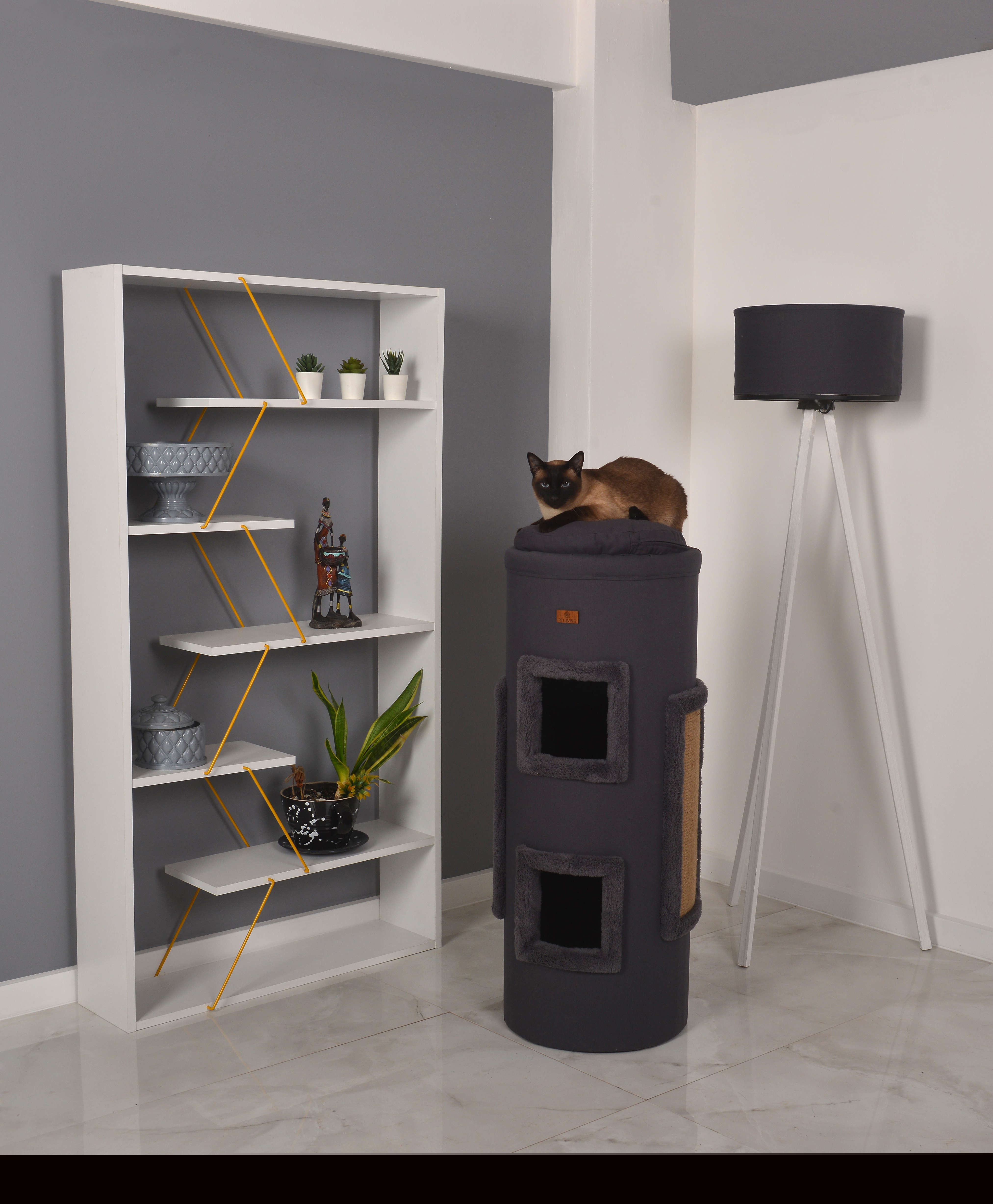 Petliving Kratztonnen Petliving Kratztonne Johanna anthrazit