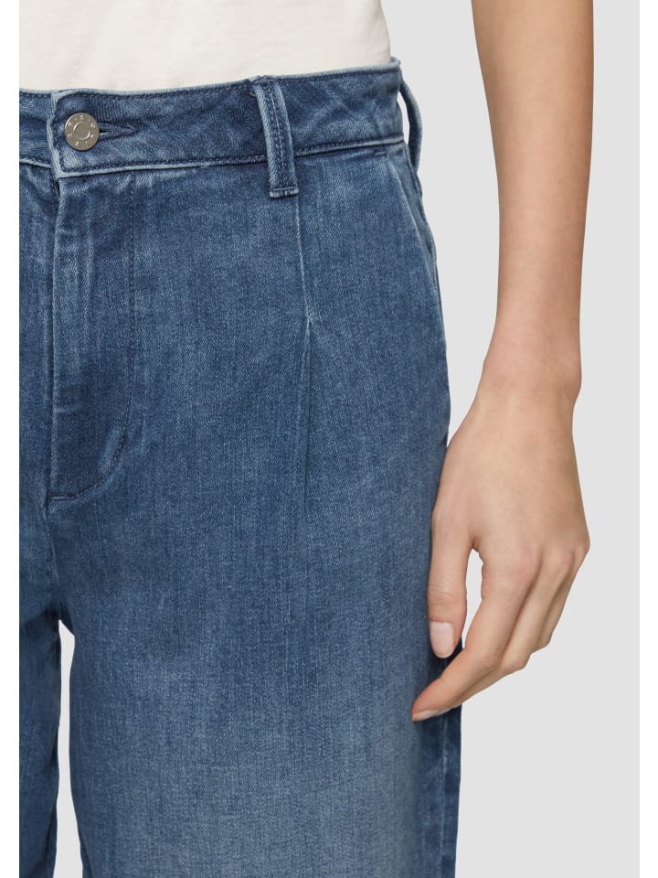 s.Oliver Jeans-Hose lang in Blau günstig kaufen
