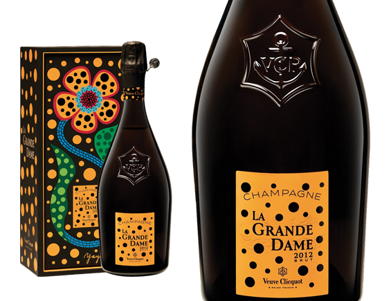 Champagne Veuve Clicquot la Grande Dame 2012 Sous Coffret Yayoi Kusama