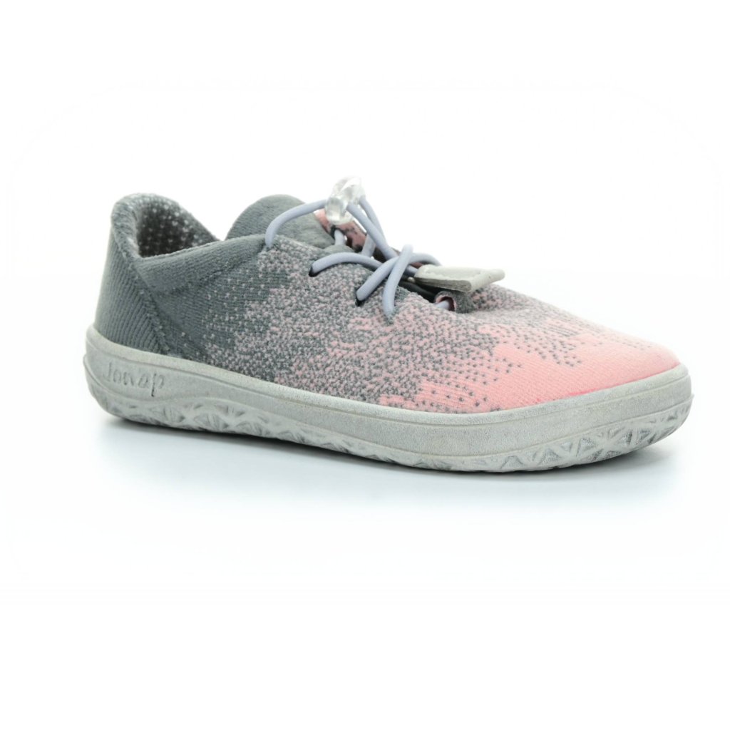 Jonap Knitt New rosa grau Barfuß-Sneakers