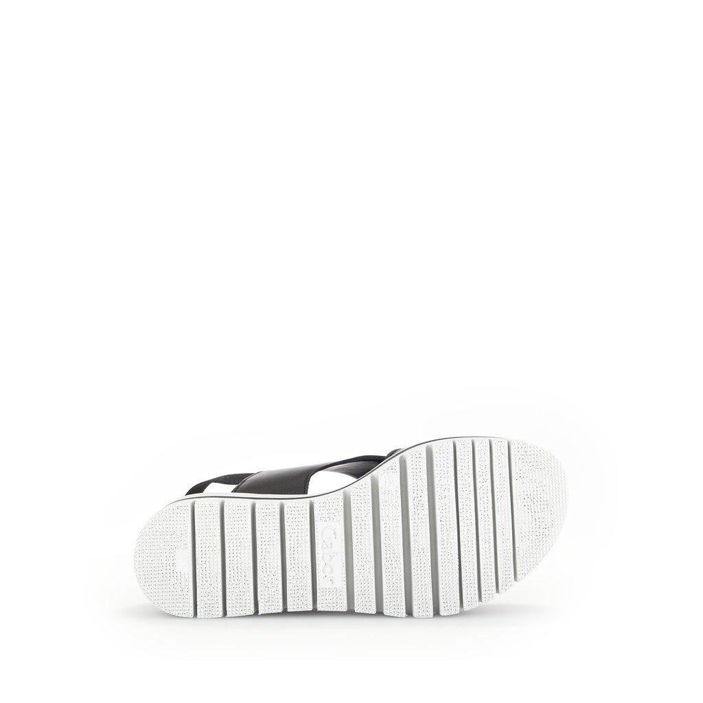 Gabor fashion Plateau Sandale schwarz