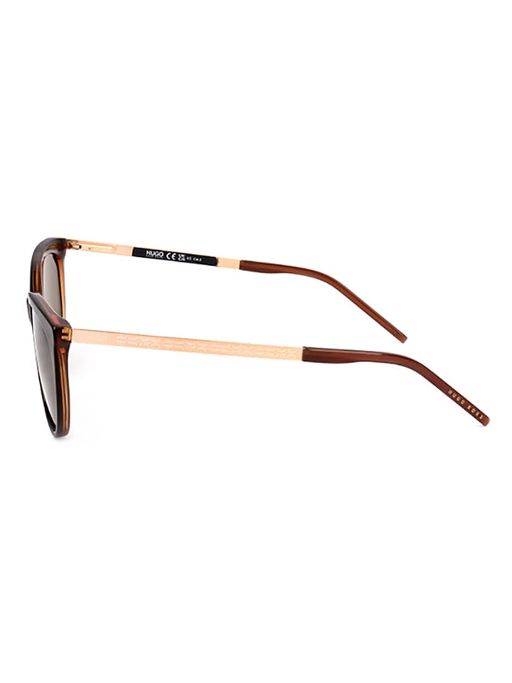 HUGO Damen-Sonnenbrille in Braun günstig kaufen 55
