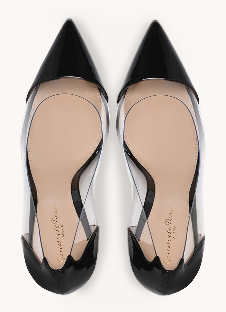 Salon Gianvito Rossi Plexi din piele lacuita