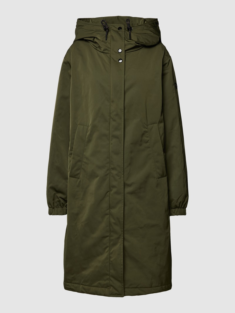 Jacke mit Eingrifftaschen in olivgrün