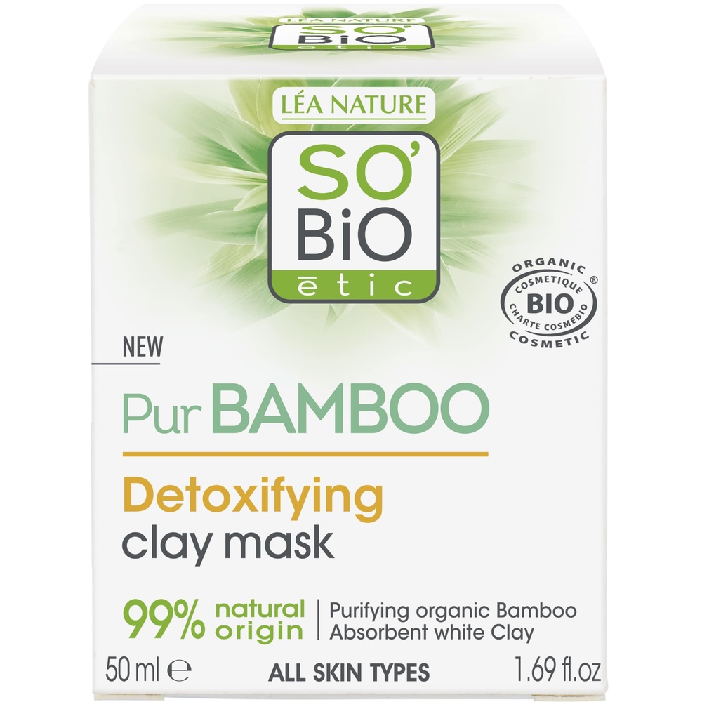 LÉA NATURE SO BiO étic Masque argile détoxifiant Masque