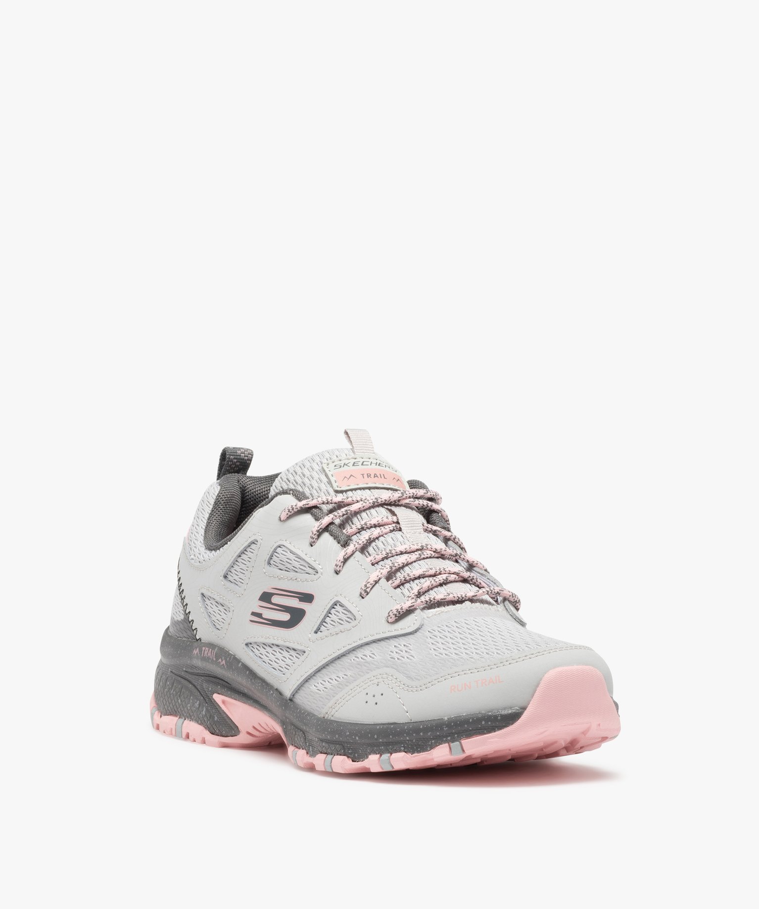 Baskets femme bicolores running et trail – Skechers gris | GEMO