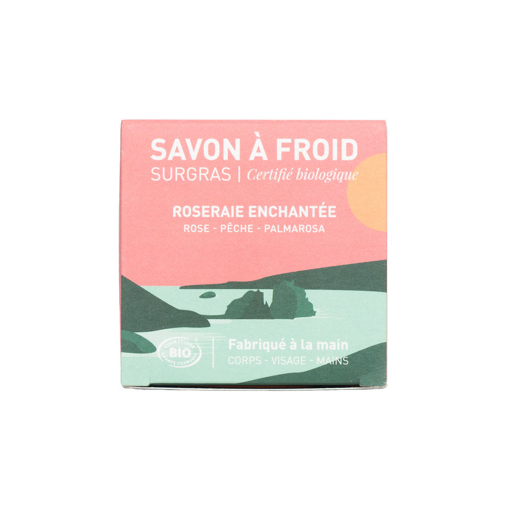 atelier populaire Roseraie Enchantée | Savon à froid surgras certifié BIO Savon