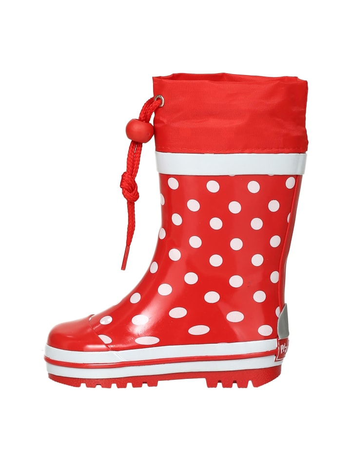 Playshoes Gummistiefel Punkte in Rot günstig kaufen