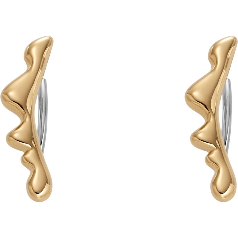 Skagen Boucles d'oreilles à fermoir à poussette Acier inoxydable Boucles d'oreilles