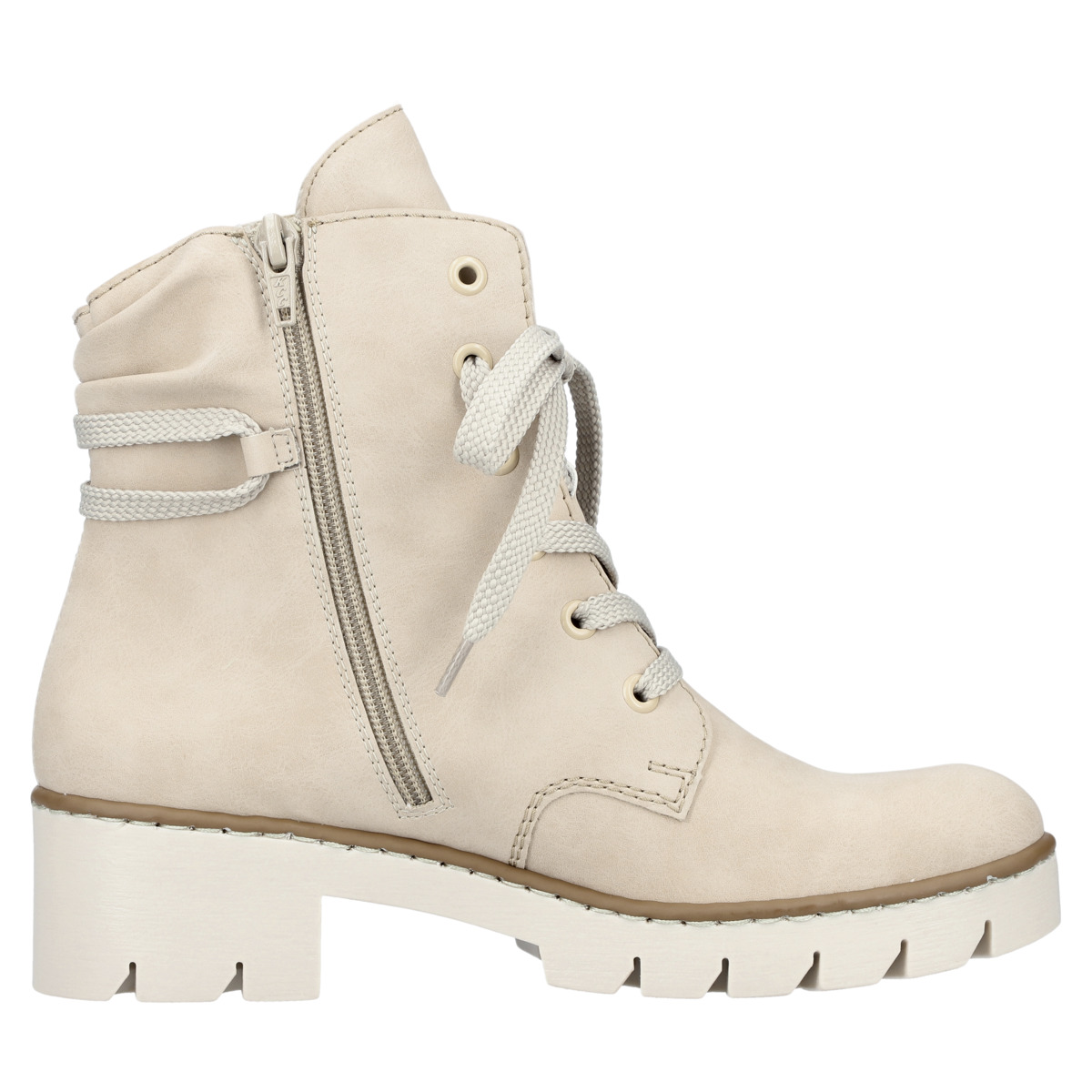 Rieker X5717 Schnürboots creme