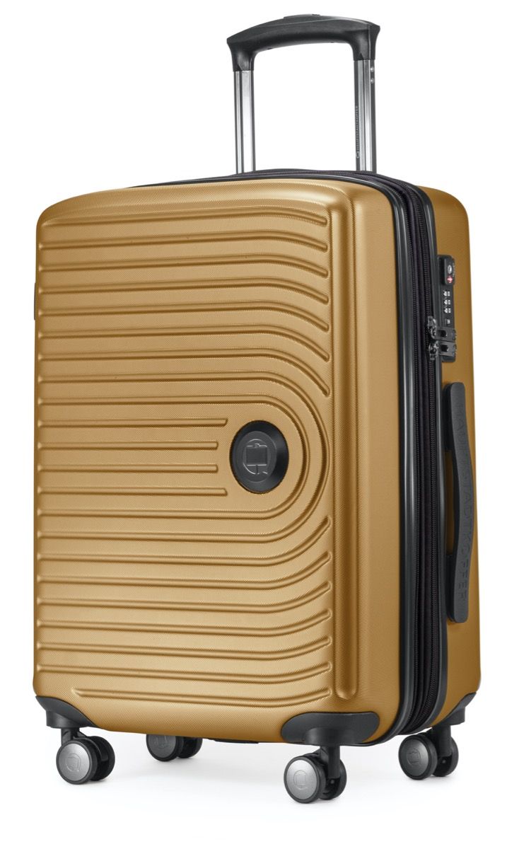 MITTE - hand luggage hard shell matt, XXL extension, TSA, 55 cm, 55 liters