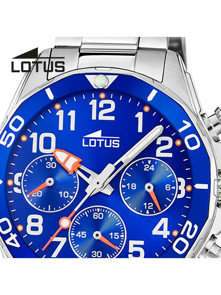 Lotus Chronograph-Armbanduhr Lotus Classic silber mittel (ca. 36mm) günstig kaufen onesize