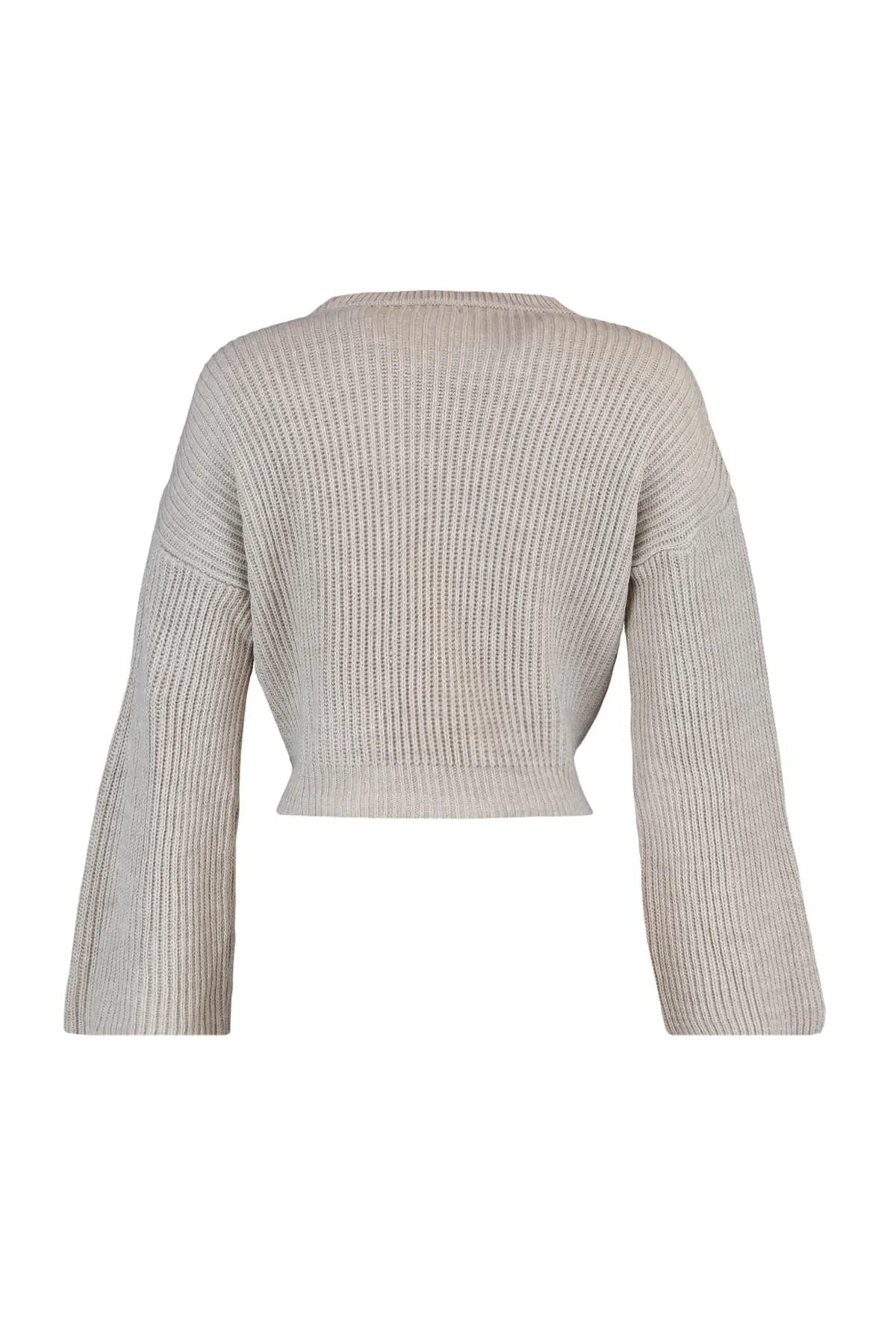 Trendyol Collection  Stone Crop Strickpullover mit spanischen Ärmeln TWOAW20KZ0743
