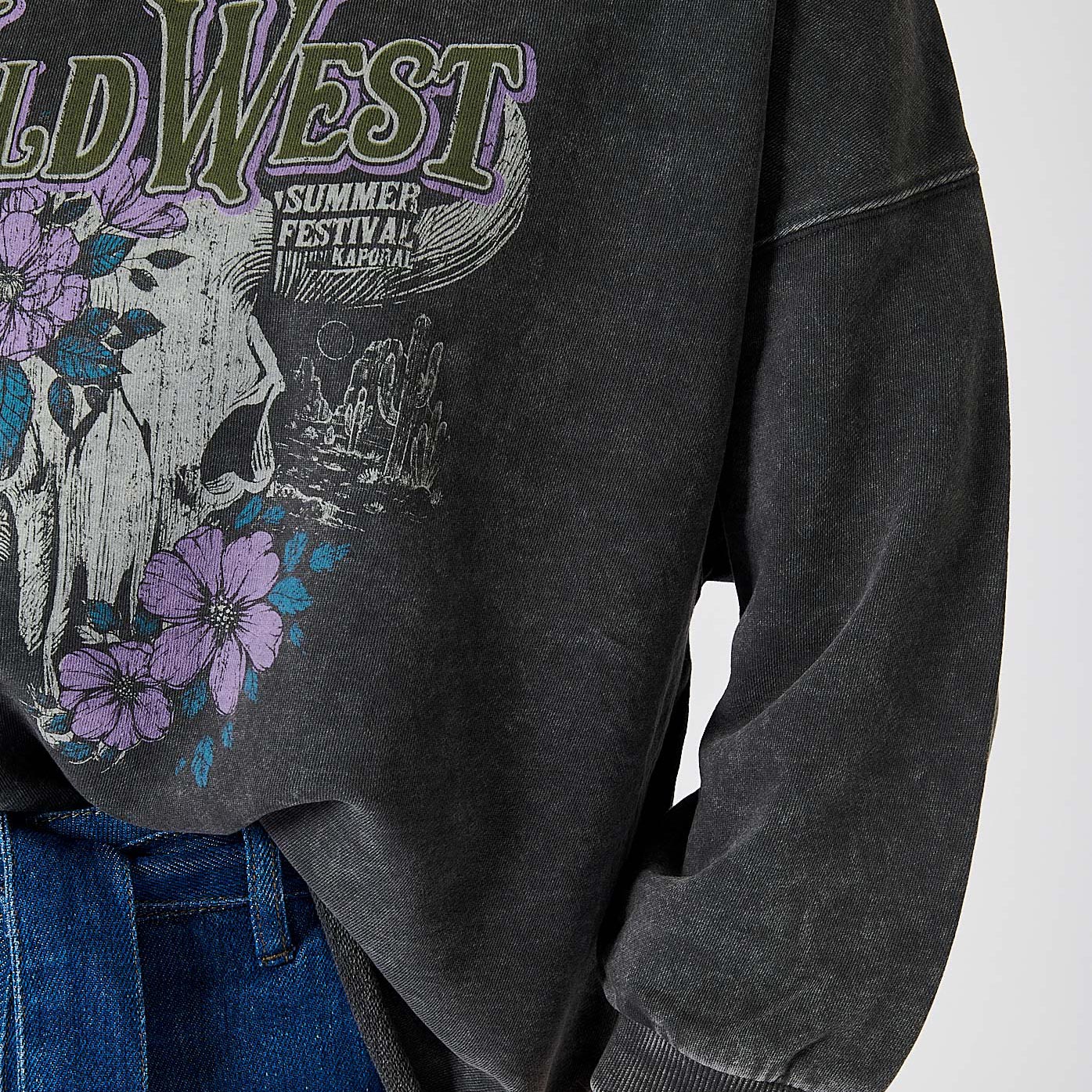 FALL   Sweat gris femme 100% coton