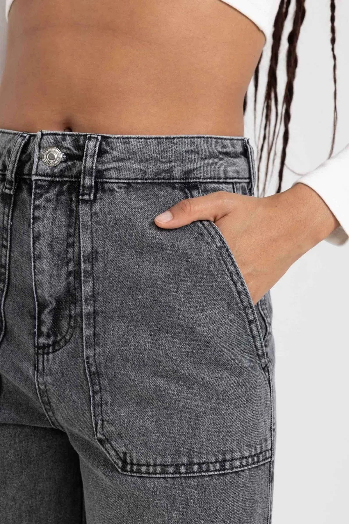 DeFacto  Lange Jeanshose aus 100 % Baumwolle