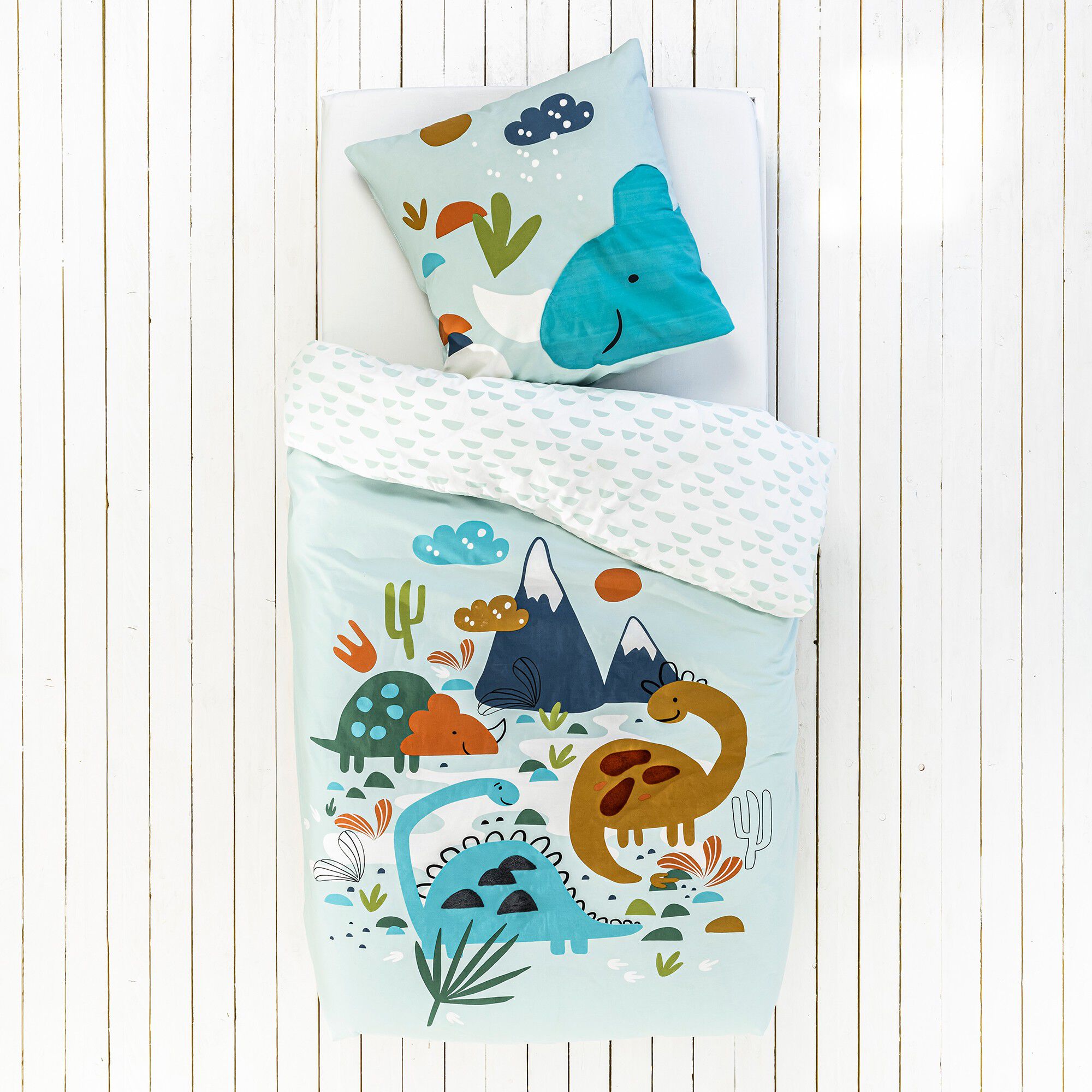 Parure de lit Dinosaure relief
