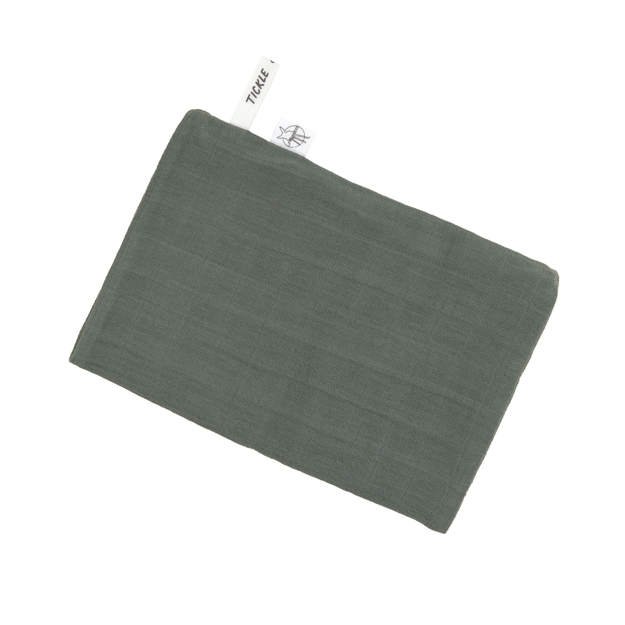 Mull Waschlappen Baby 3er Set, Petrolgrün