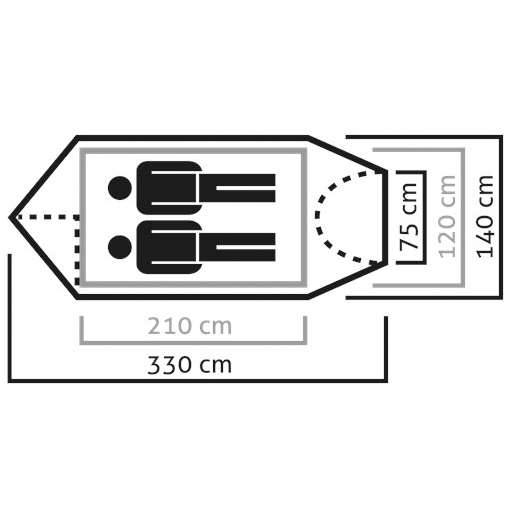 Salewa - Sierra Leone II Tent - 2-Personen Zelt