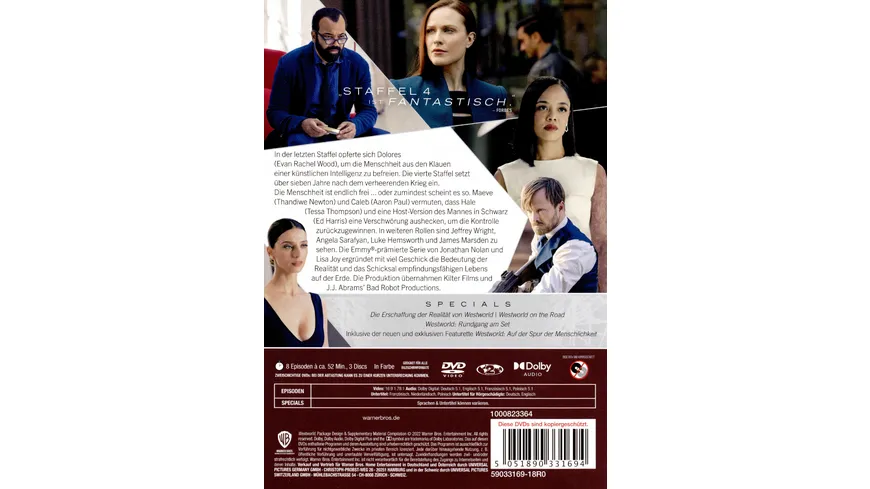 Westworld - Staffel 4  [3 DVDs]