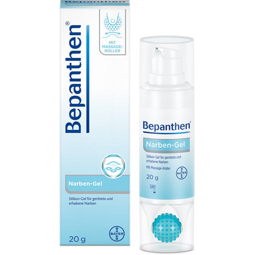 BEPANTHEN Narben-Gel mit Massage-Roller  20 g  Gel