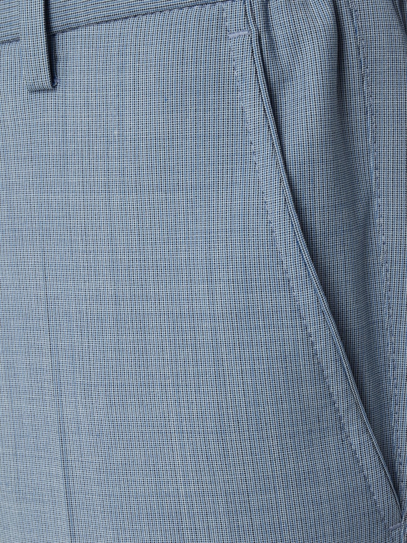 Anzughose mit Schurwoll-Anteil Modell 'Rick' - 'Futureflex' in blau