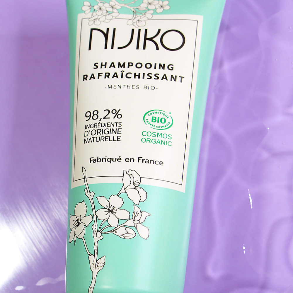 nijiko Shampooing Bio Rafraîchissant - CheveuxGras Shampoing