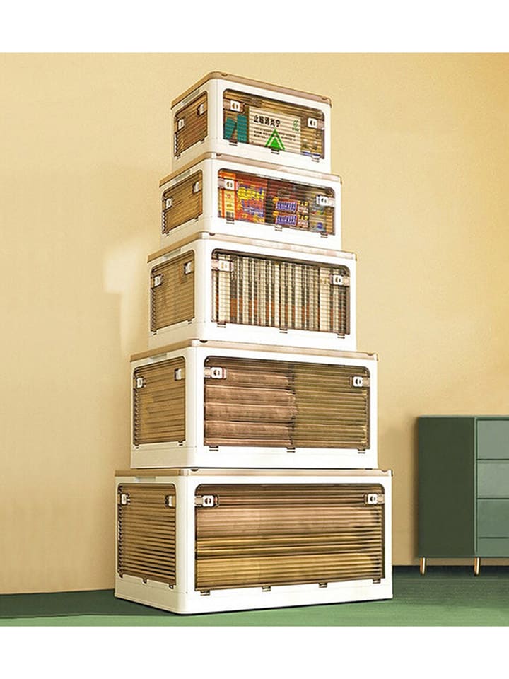 Joybos 2er-Set: Aufbewahrungskisten in Braun/ Weiß - (B)41 X (H)29 X (T)24 CM günstig kaufen onesize