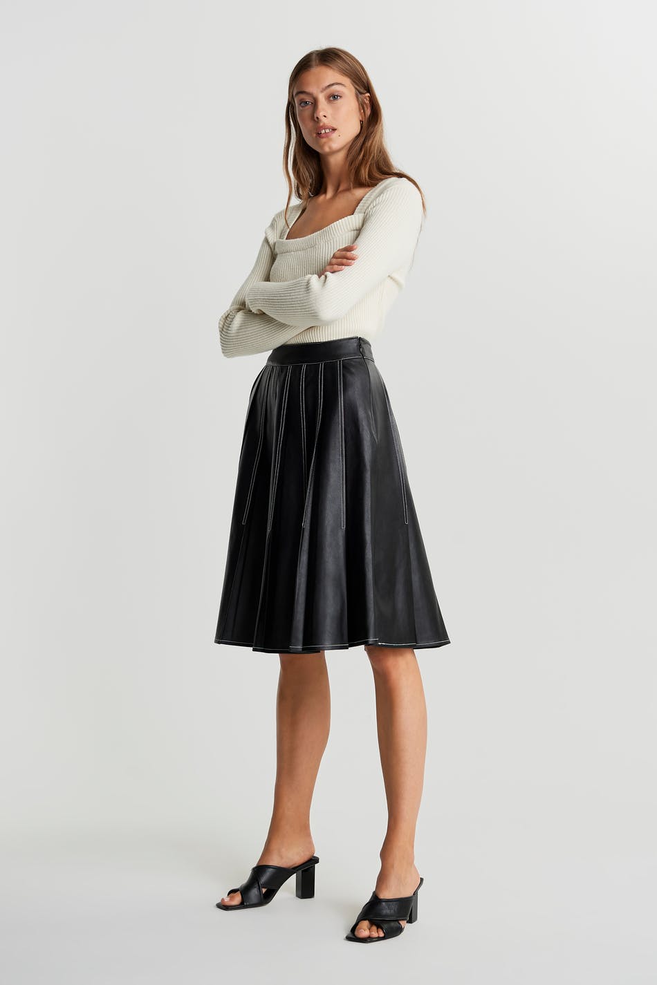 Alma pu skirt