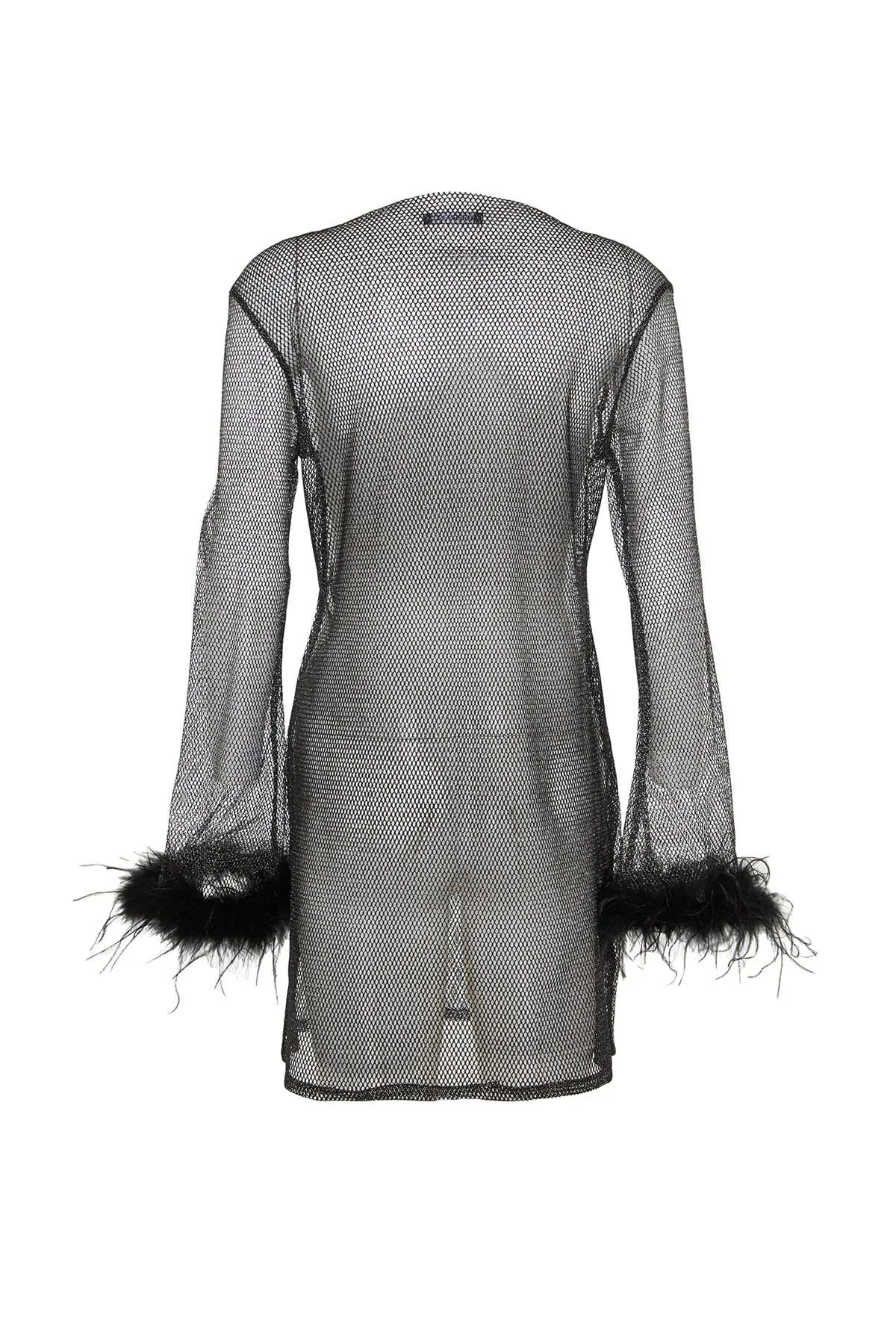 Trendyol Collection  Schwarzes Otrisch Detailliertes Mesh-Elegantes Abendkleid TPRSS23EL00520