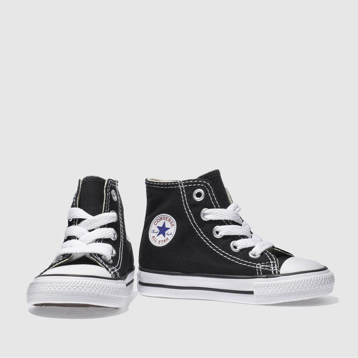 Converse svarta All Star Hi-skor för småbarn