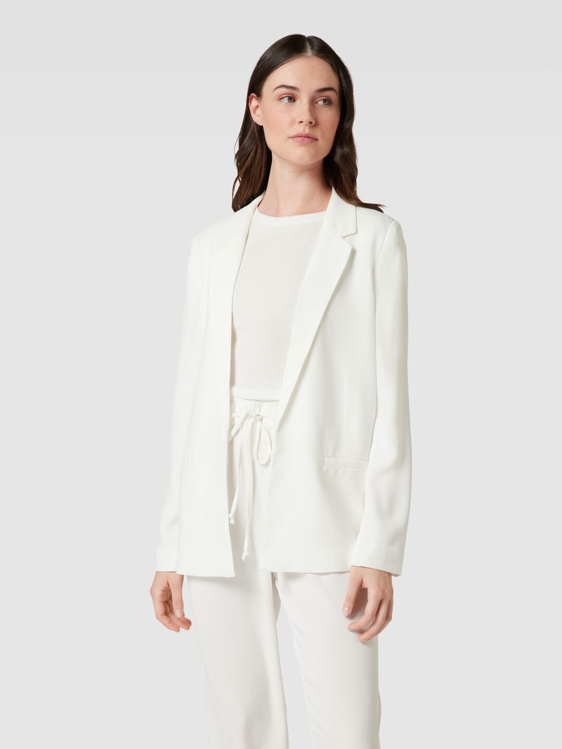 Blazer mit offener Vorderseite Modell 'Shirley' in weiß