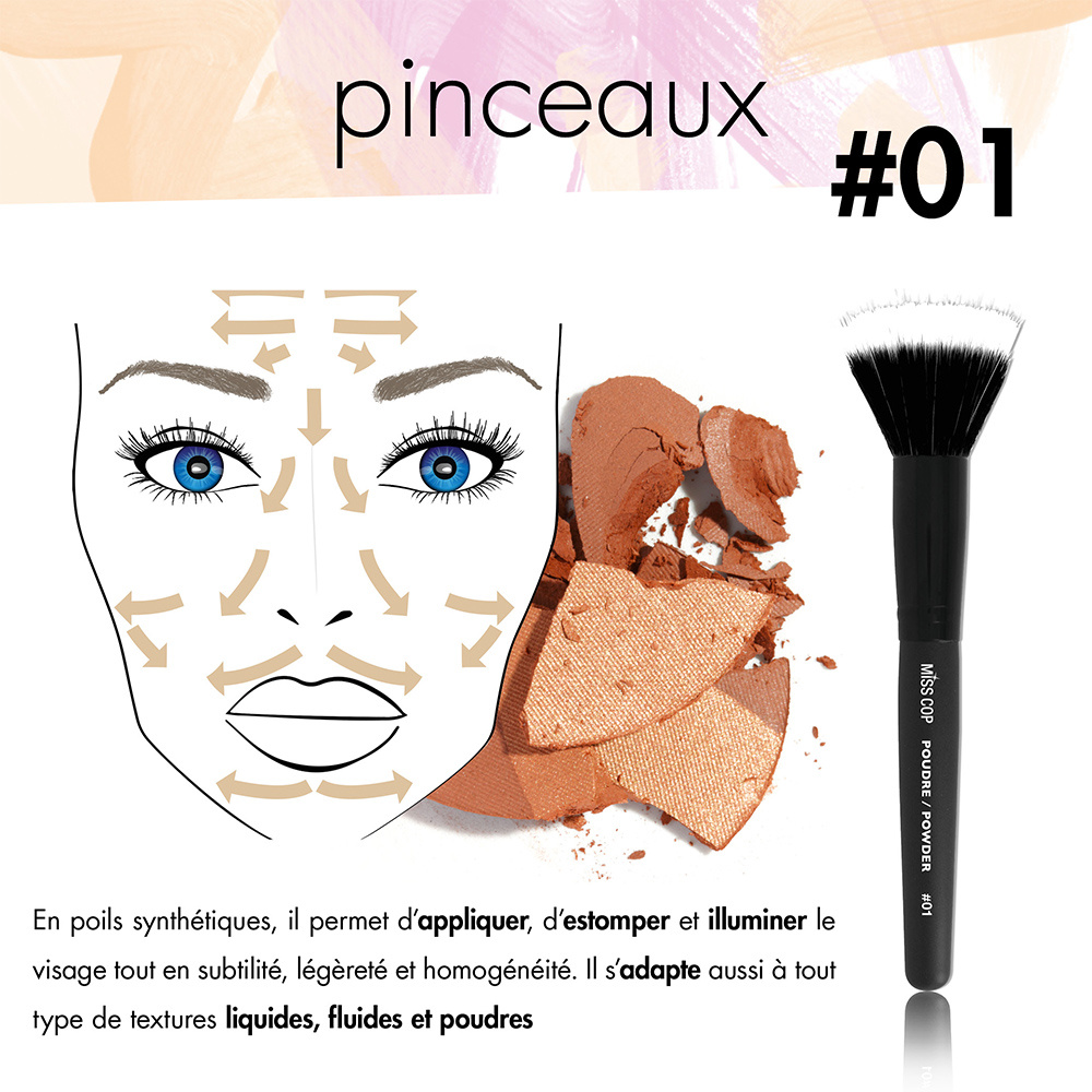 miss cop Poudre Pinceau