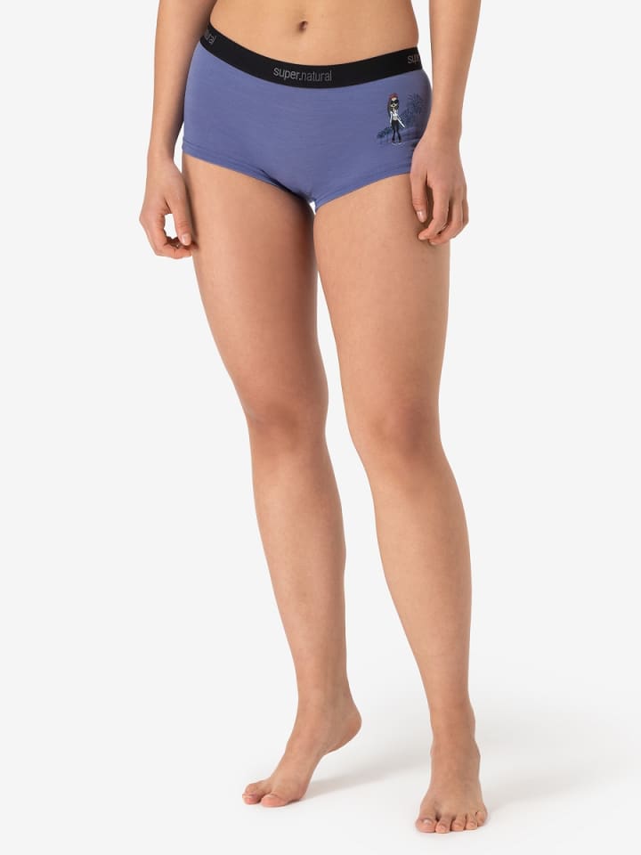 super.natural Merino Unterhose HIPSY HIPSTER in lila günstig kaufen