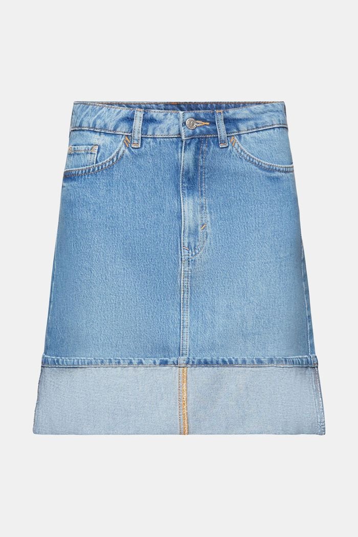 Jeansmini mit mittlerer Bundhöhe