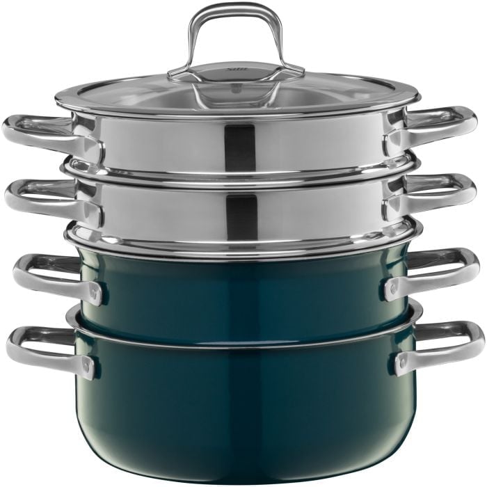 Silit Silargan® Compact Kochgeschirr-Set, 4-teilig, Petrol