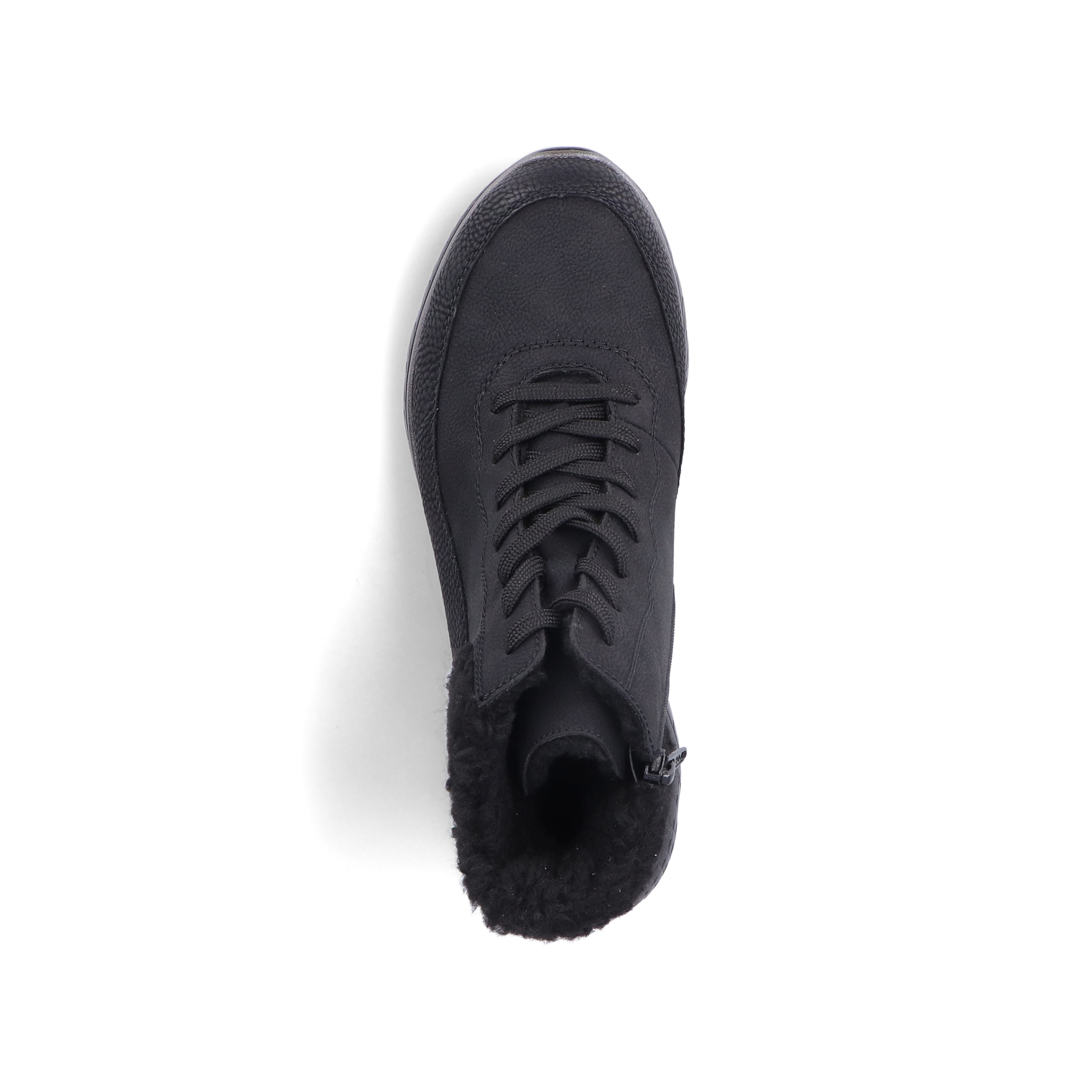 Rieker Damen Schnürstiefel tiefschwarz
