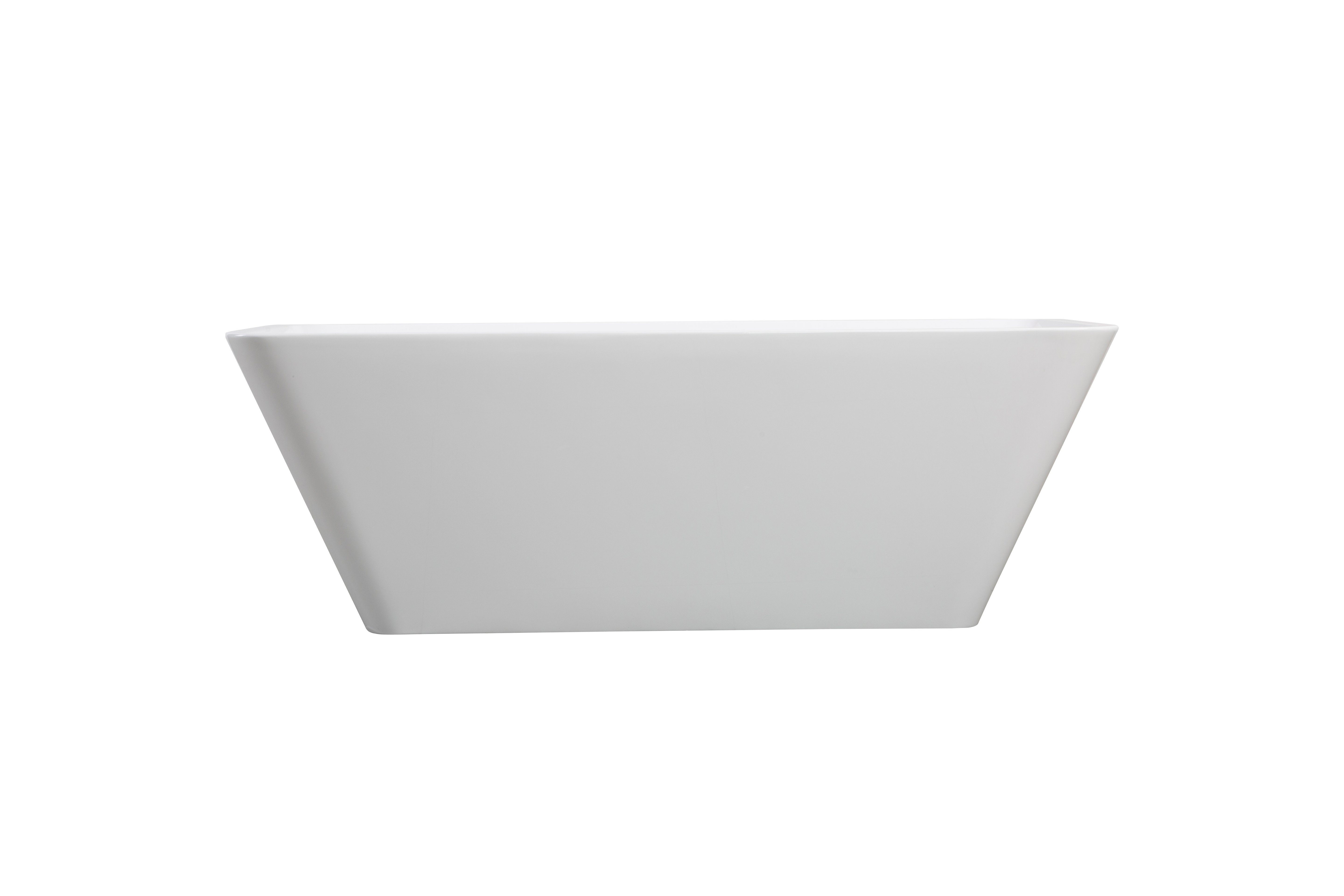 DOTMALL Badewanne Acryl freistehende Badewanne Moderne freistehende Badewanne