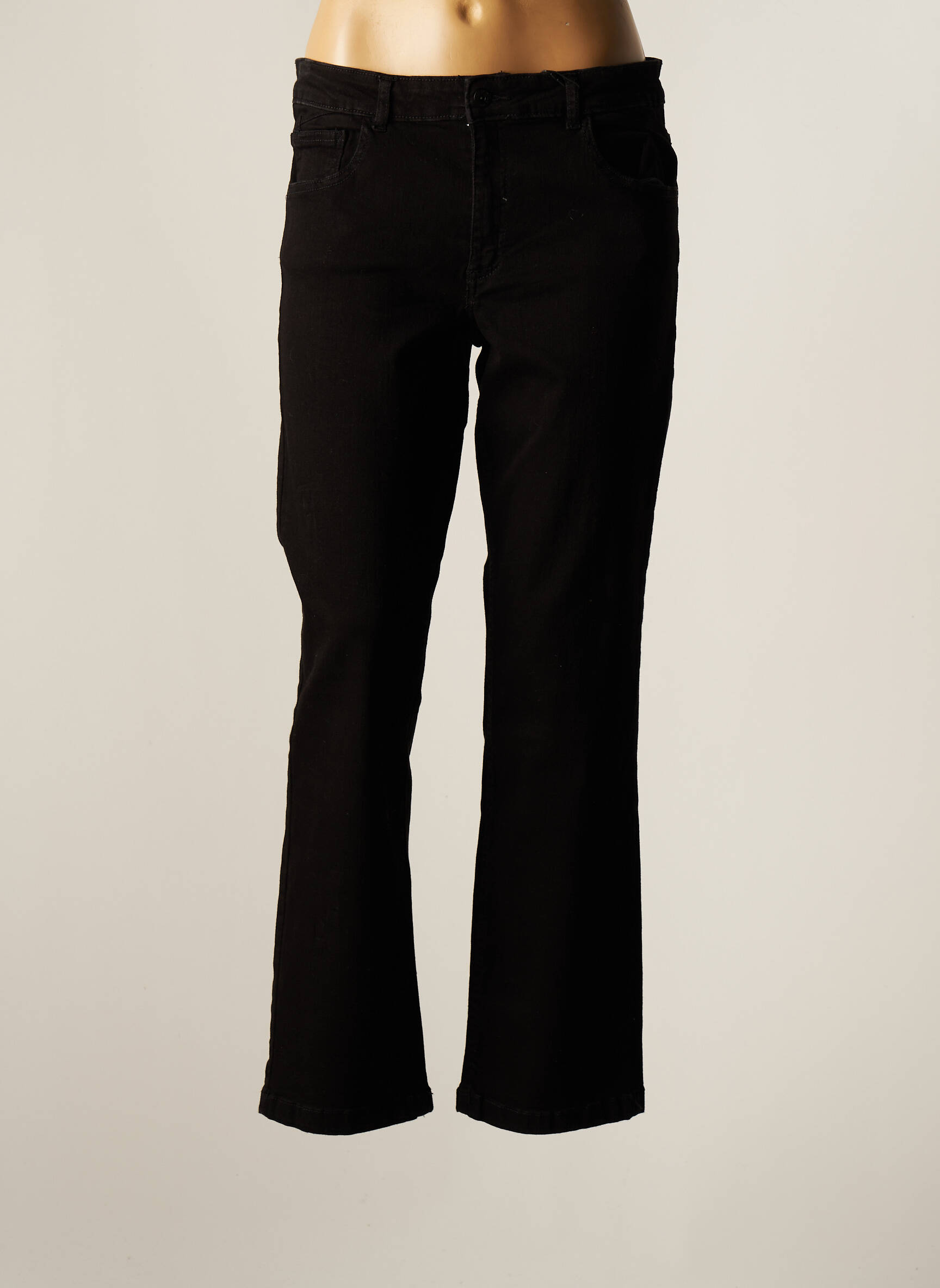 B Young Jeans Coupe Droite Femme couleur noir
