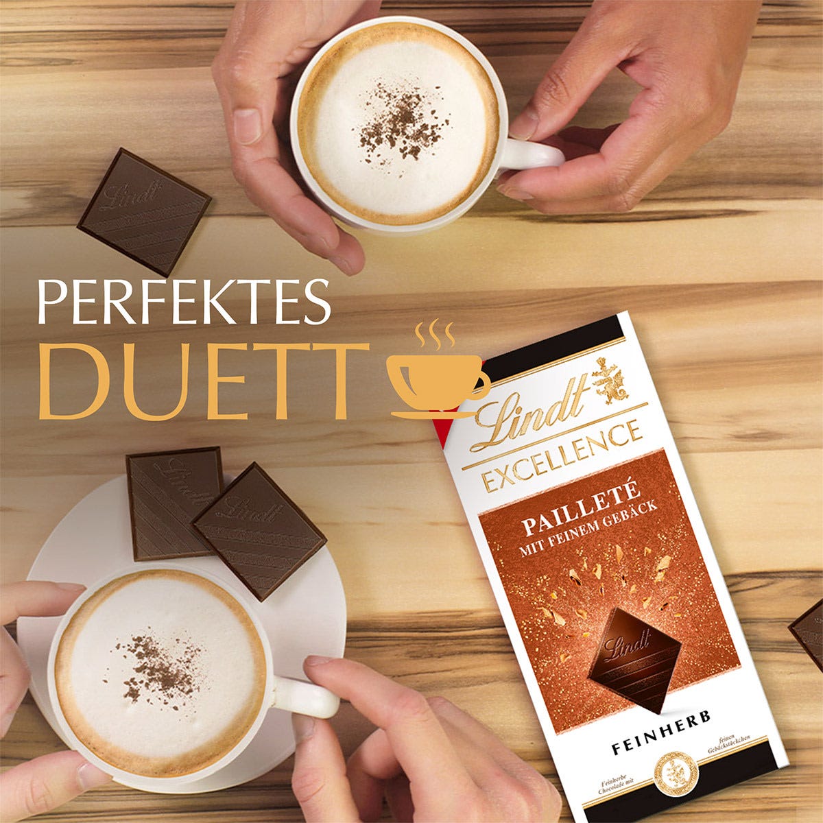 EXCELLENCE Pailleté mit feinem Gebäck, 100g