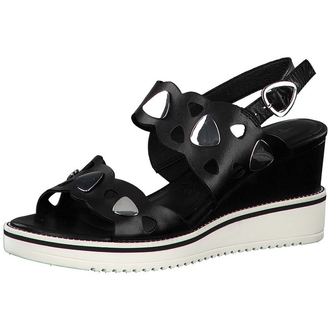 TAMARIS Riemchen Sandalen schwarz
