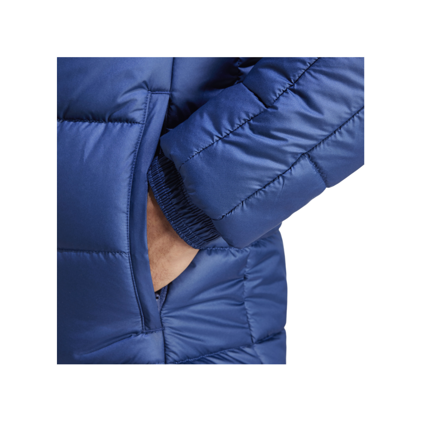 adidas Tiro 24 Long Coachjacke Blau Weiss
