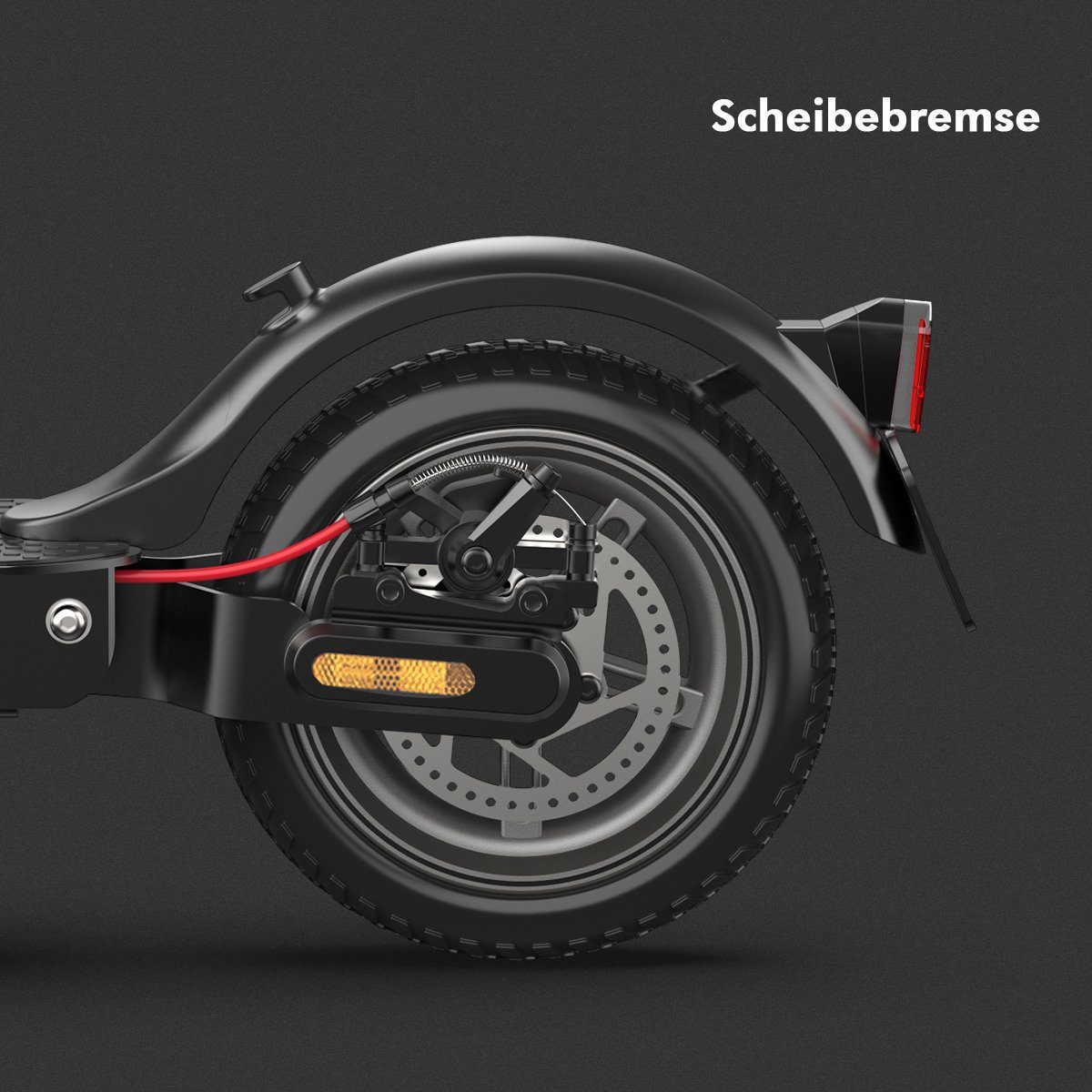 oyajia E-Scooter ELEKTROSCOOTER mit Straßenzulassung ABE 350W E-Scooter Elektroroller, 20,00 km/h, E-Roller Belastung bis 120kg, 30 km Reichweite, Duales Bremssystem