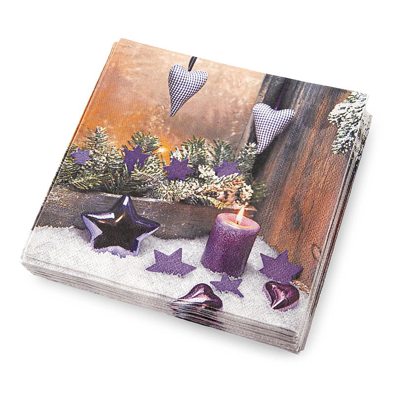 Vie Eco Servietter 20-pk 33x33 cm, Advent