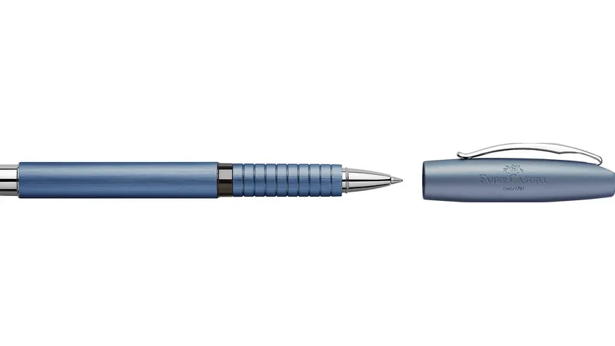 FABER-CASTELL Tintenroller Essentio Aluminium Blau
