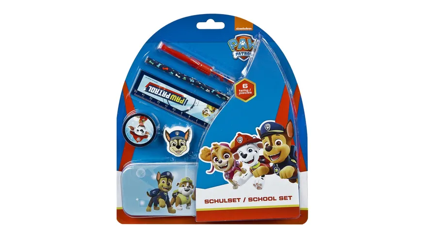 Undercover - Paw Patrol - Schulset, 6-teilig