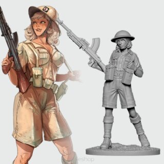 Emma the Desert Rat (28 mm)